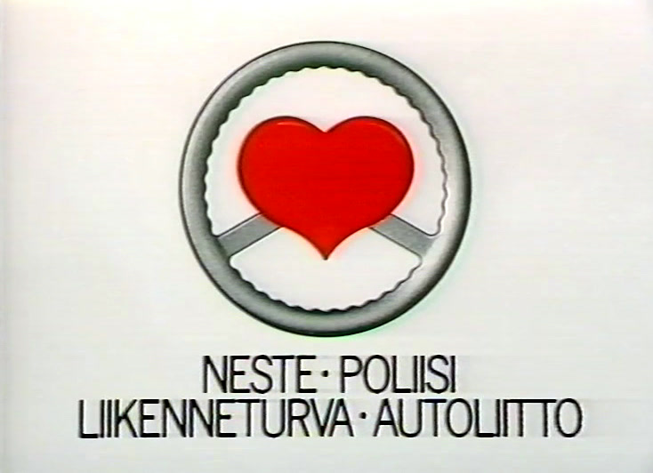 A white card with a red heart in a grey circle above four organisation names.